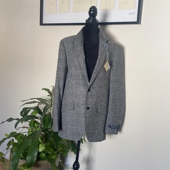 Tailorbyrd Collection Men’s Plaid Sports Coat